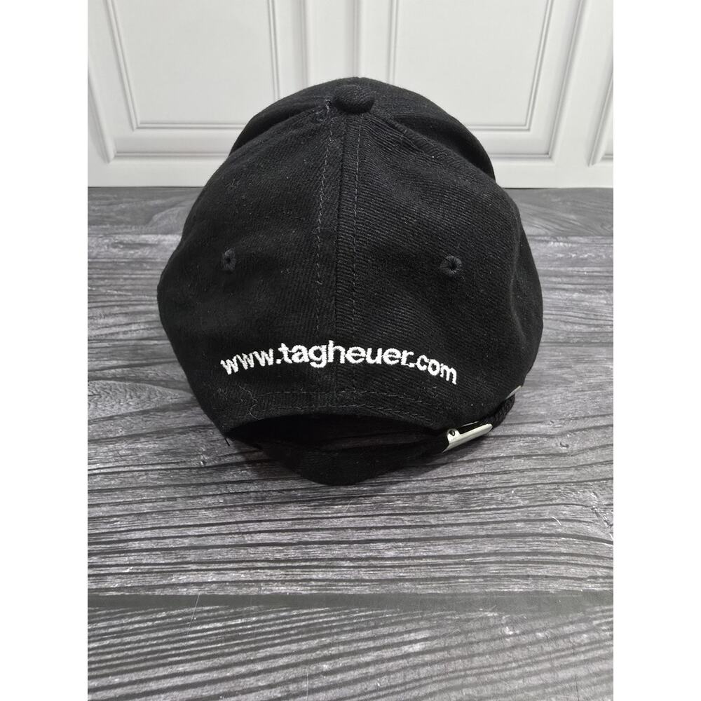TAG Heuer Watches Baseball Hat Cap Strapback Adjustable Black Logo Promo - Picture 5 of 9